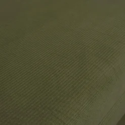 Sofá-cama conversível em veludo canelado com estrutura cromada, 3 lugares