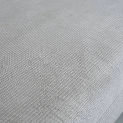 Sofá-cama conversível em veludo canelado com estrutura cromada, 3 lugares