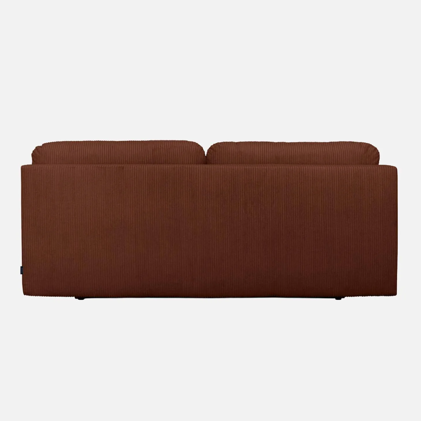 Sofá-cama conversível em veludo canelado, 3 lugares