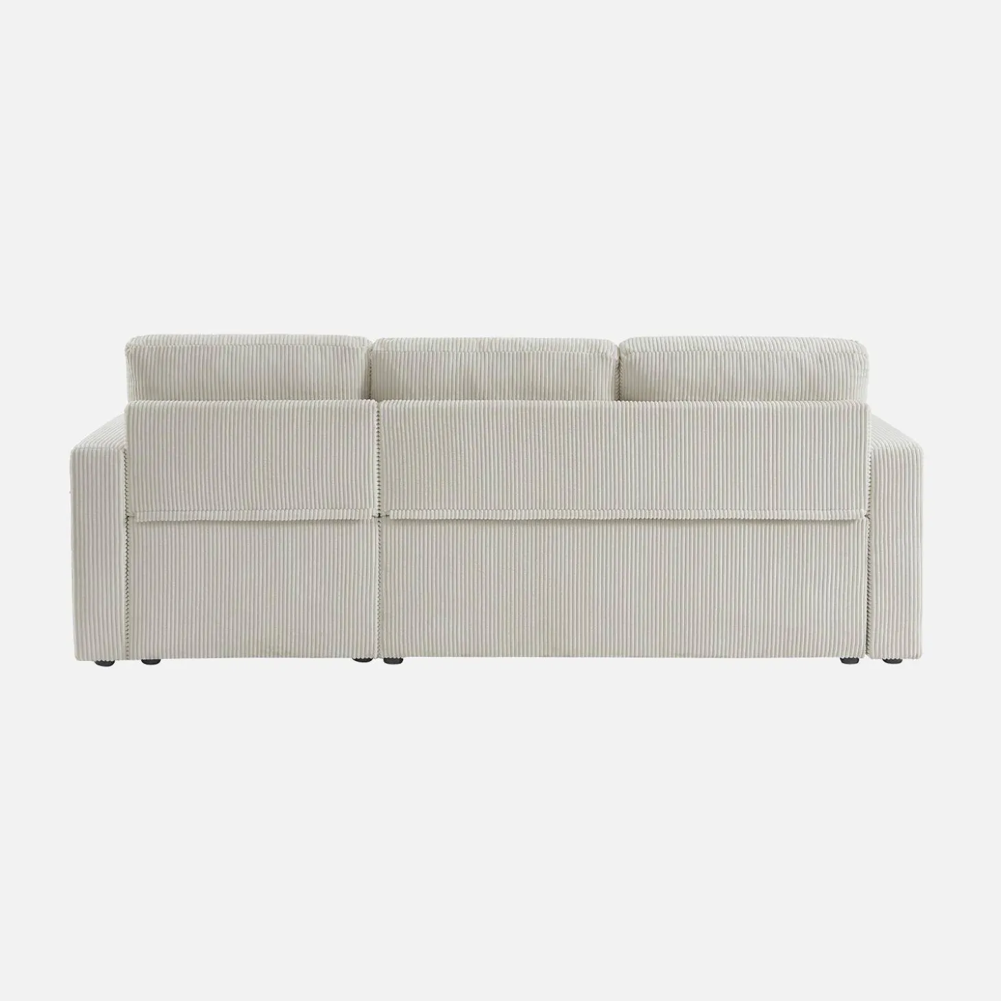 Sofá-cama de canto conversível, 3 lugares