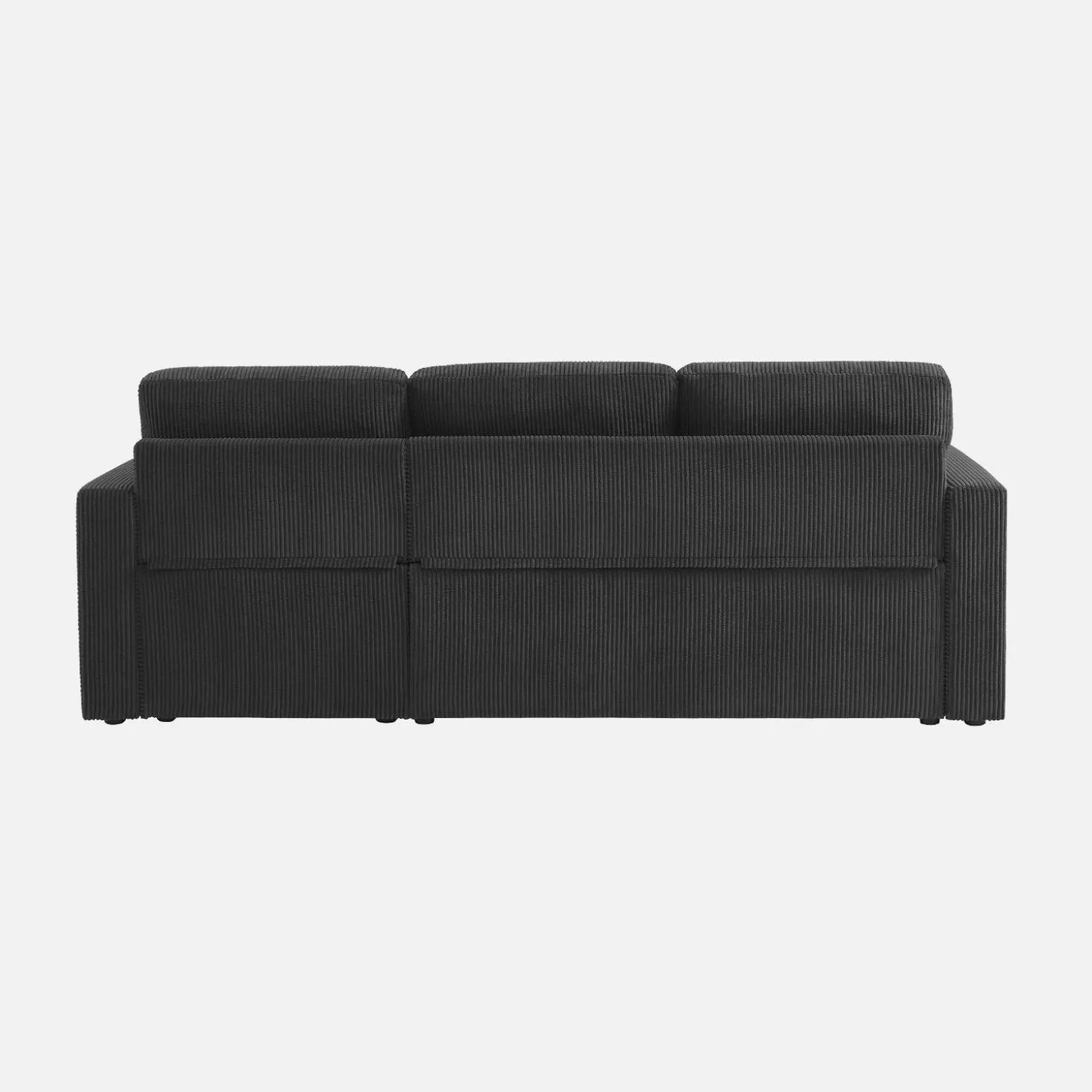 Sofá-cama de canto conversível, 3 lugares