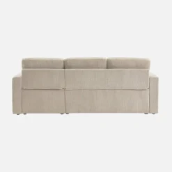 Sofá-cama de canto conversível, 3 lugares