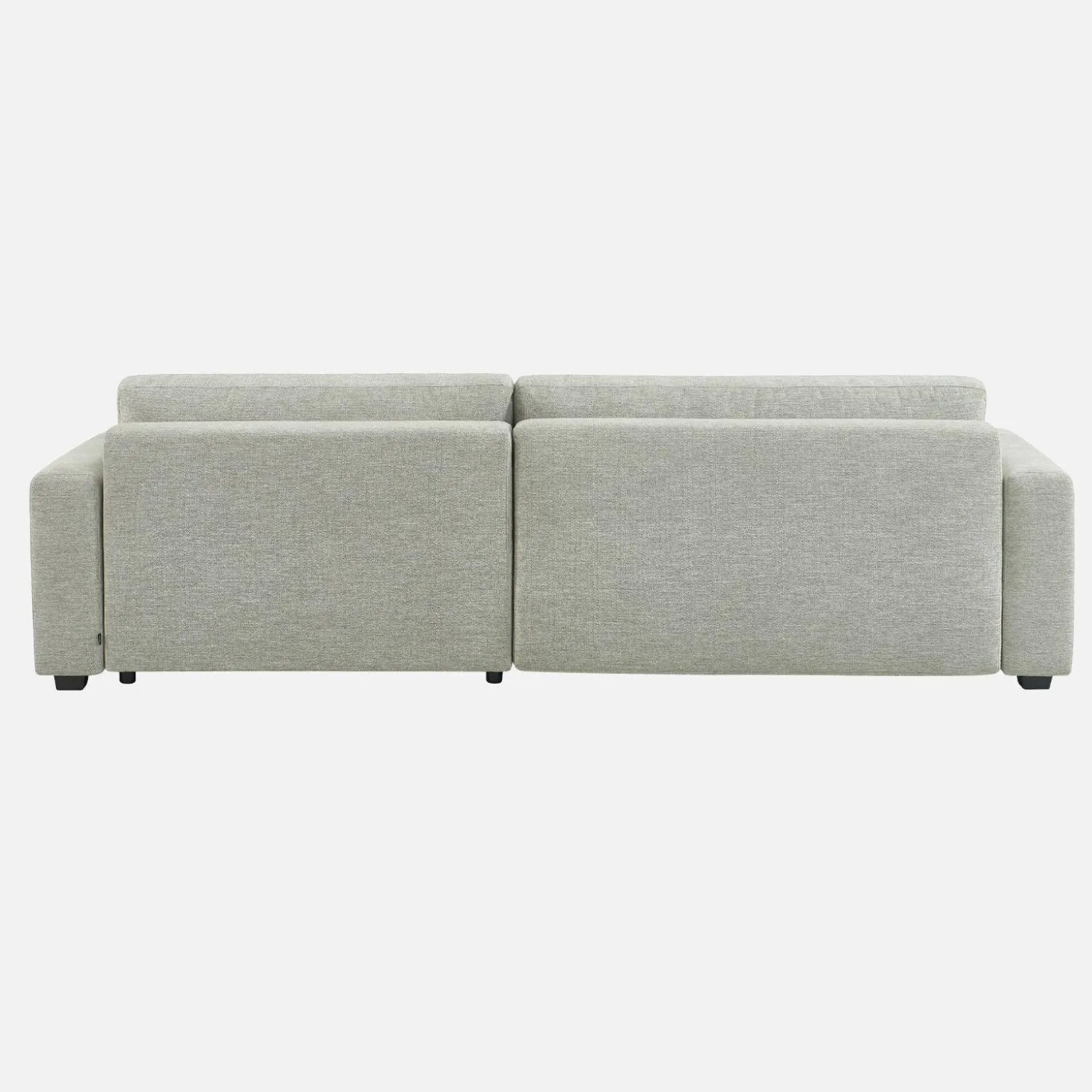 Sofá-cama de canto direito em tecido com arrumação, 3 lugares