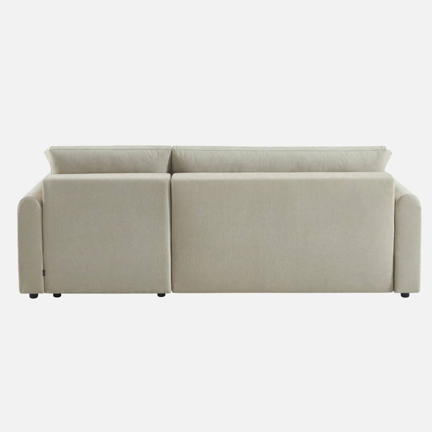 Sofá-cama de canto reversível com arrumação, 3 lugares