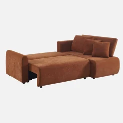 Sofá-cama de canto reversível com arrumação, 3 lugares