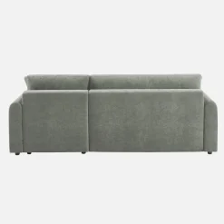 Sofá-cama de canto reversível com arrumação, 3 lugares