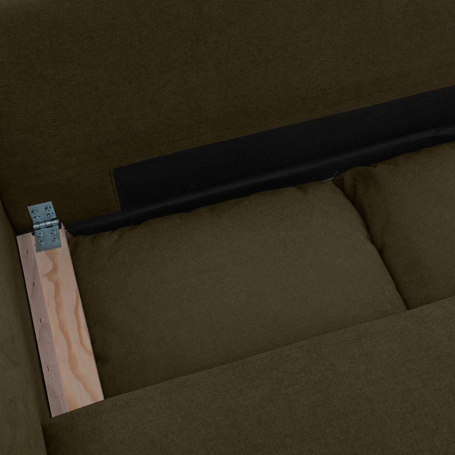 Sofá-cama de canto reversível em tecido chenille, 3 lugares