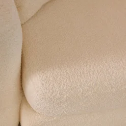 Sofá-cama em tecido bouclé, 3 lugares