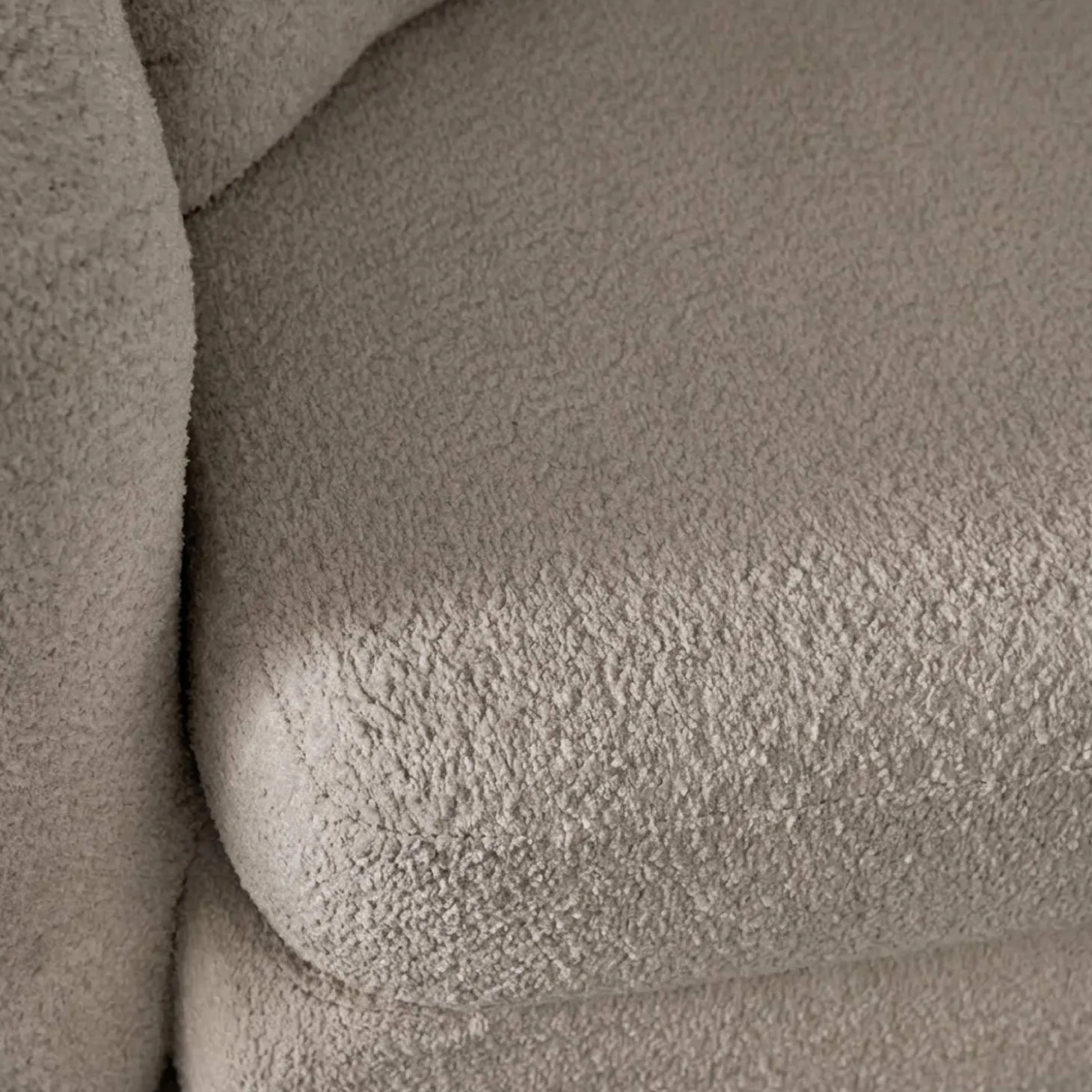 Sofá-cama em tecido bouclé, 3 lugares