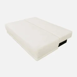 Sofá-cama em tecido bouclé, 3 lugares