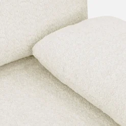 Sofá-cama em tecido bouclé, 3 lugares