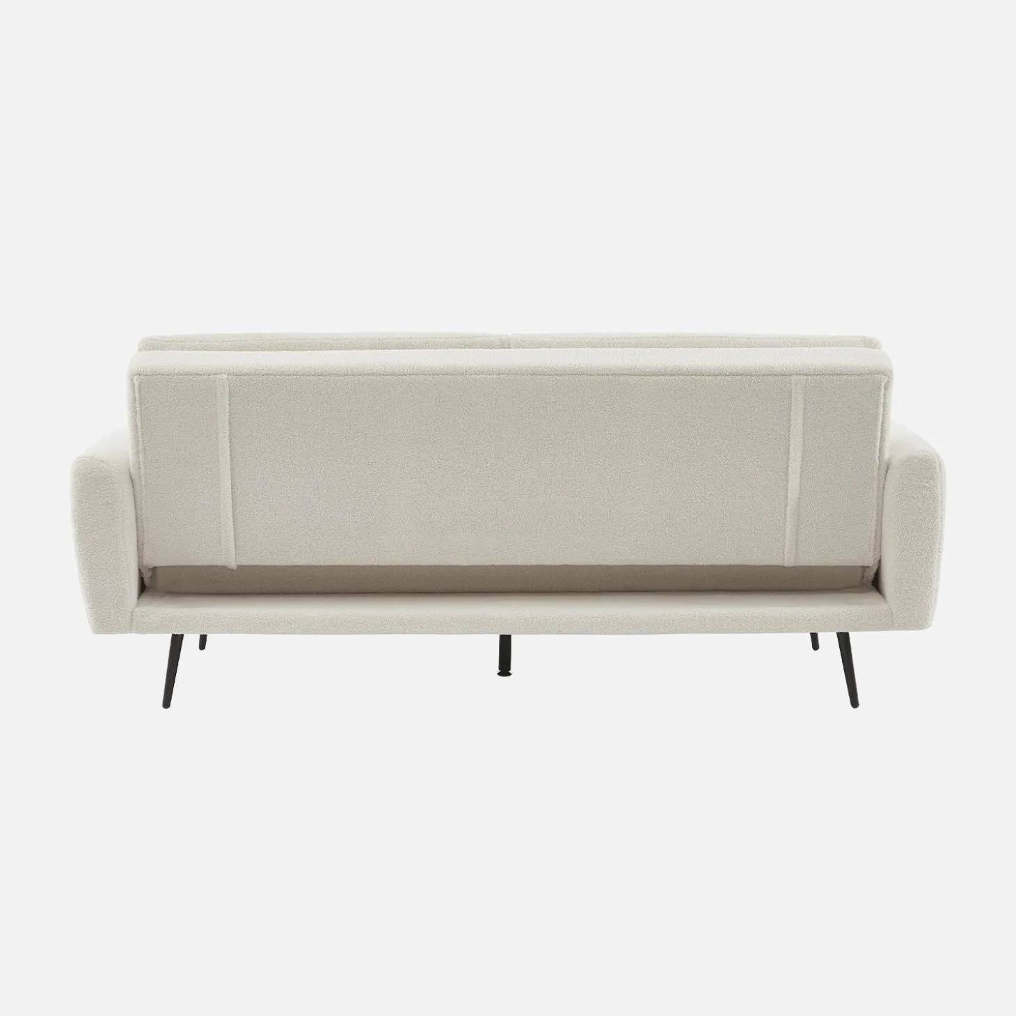 Sofá-cama em tecido bouclé, 2-3 lugares