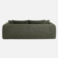 Sofá-cama em tecido bouclé, 3 lugares