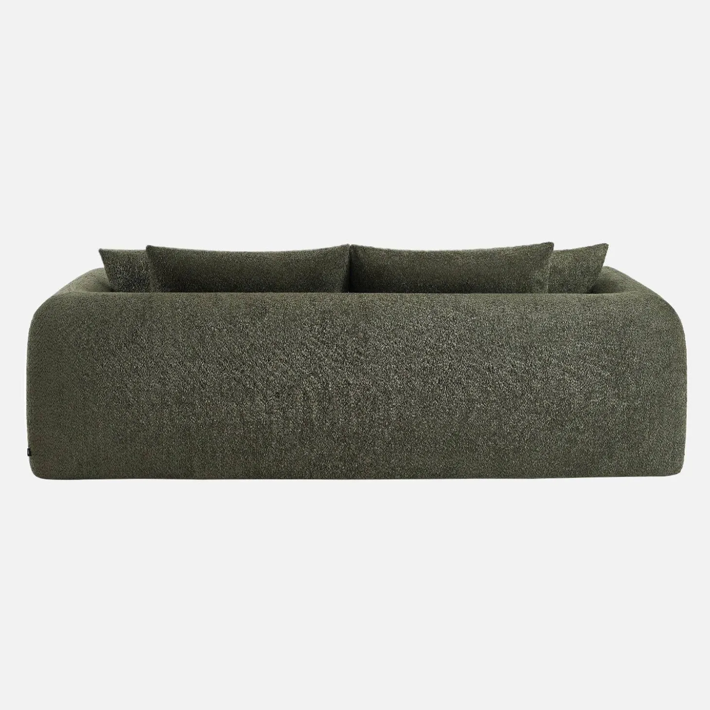 Sofá-cama em tecido bouclé, 3 lugares