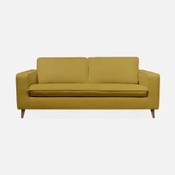 Sofá-cama em tecido com colchão, 3 lugares