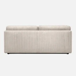 Sofá-cama em veludo canelado, 3 lugares
