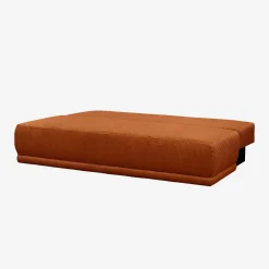 Sofá-cama em veludo canelado, 3 lugares