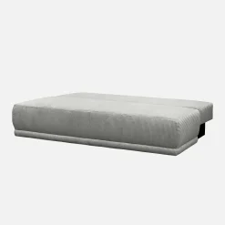 Sofá-cama em veludo canelado, 3 lugares
