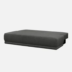 Sofá-cama em veludo canelado, 3 lugares