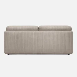 Sofá-cama em veludo canelado, 3 lugares