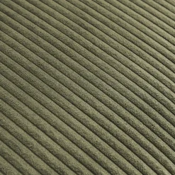 Sofá-cama reversível em veludo canelado com pés em metal, 2-3 lugares