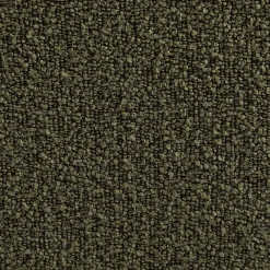 Sofá de canto modular com apoio para os pés em tecido bouclé, 7 lugares