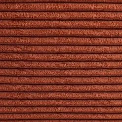 Sofá de canto modular com apoio para os pés em veludo canelad, 7 lugares