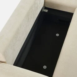 Sofá de canto reversível com chaise longue, cama e baú, 3 lugares