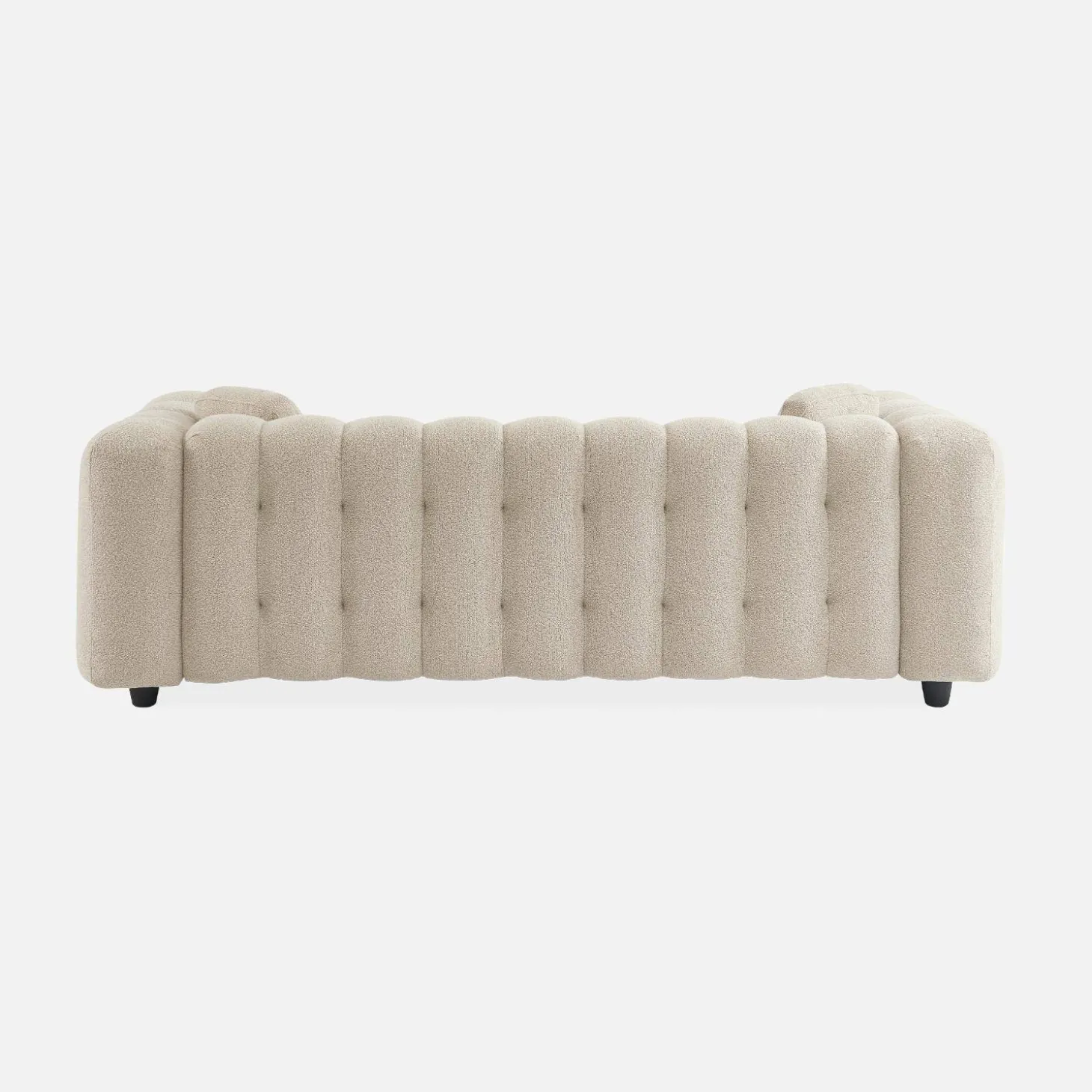 Sofá em tecido bouclé, 3 lugares