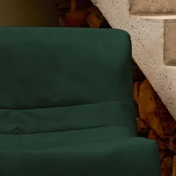 Sofá modular de veludo de 3 lugares