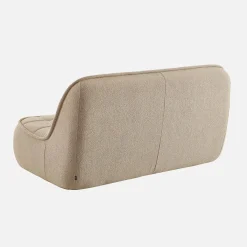 Sofá modular em tecido bouclé, 2 lugares