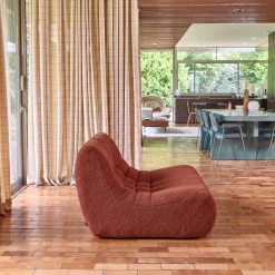 Sofá modular em tecido bouclé, 2 lugares