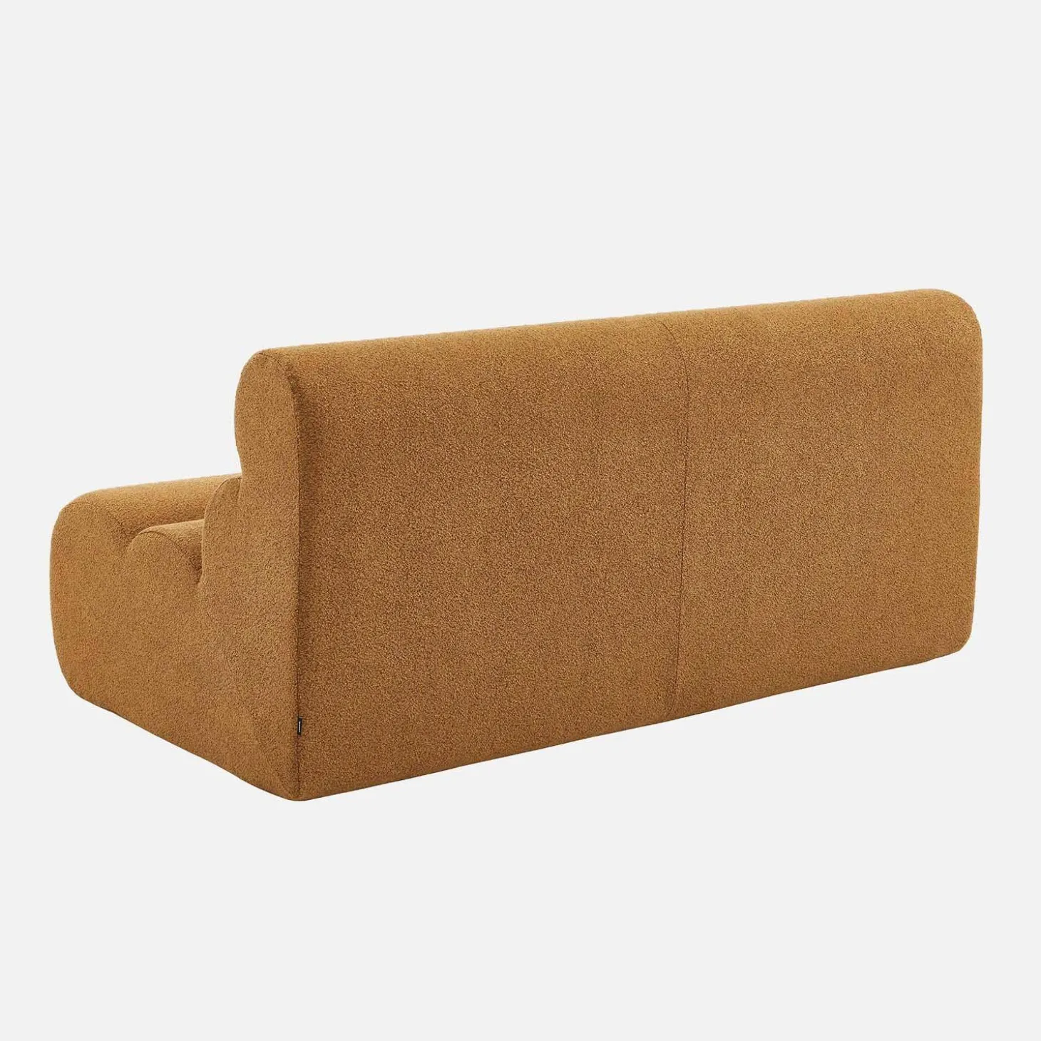 Sofá modular em tecido bouclé, 2 lugares