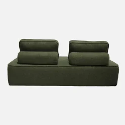Sofá modular em tecido bouclé, 2 lugares