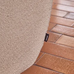 Sofá modular em tecido bouclé, 2 lugares