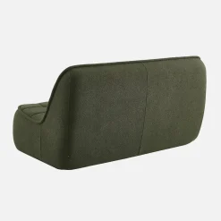 Sofá modular em tecido bouclé, 2 lugares