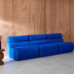 Sofá modular em tecido, 3 lugares