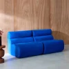 Sofá modular em tecido simple, 2 lugares