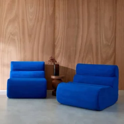 Sofá modular em tecido simple, 2 lugares