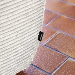 Sofá modular em veludo canelado, 3 lugares