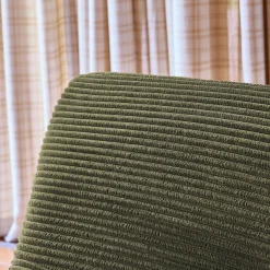 Sofá modular em veludo canelado, 3 lugares