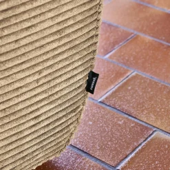 Sofá modular em veludo canelado, 3 lugares