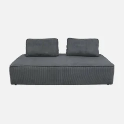 Sofá modular em veludo canelado, 4 lugares