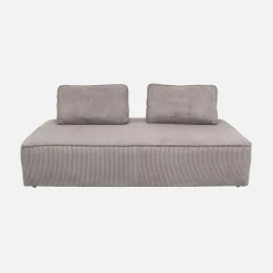 Sofá modular em veludo canelado, 4 lugares
