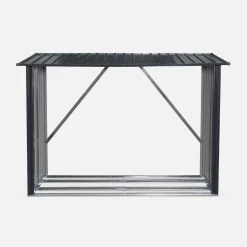 Suporte para lenha em aço galvanizado, set de 2