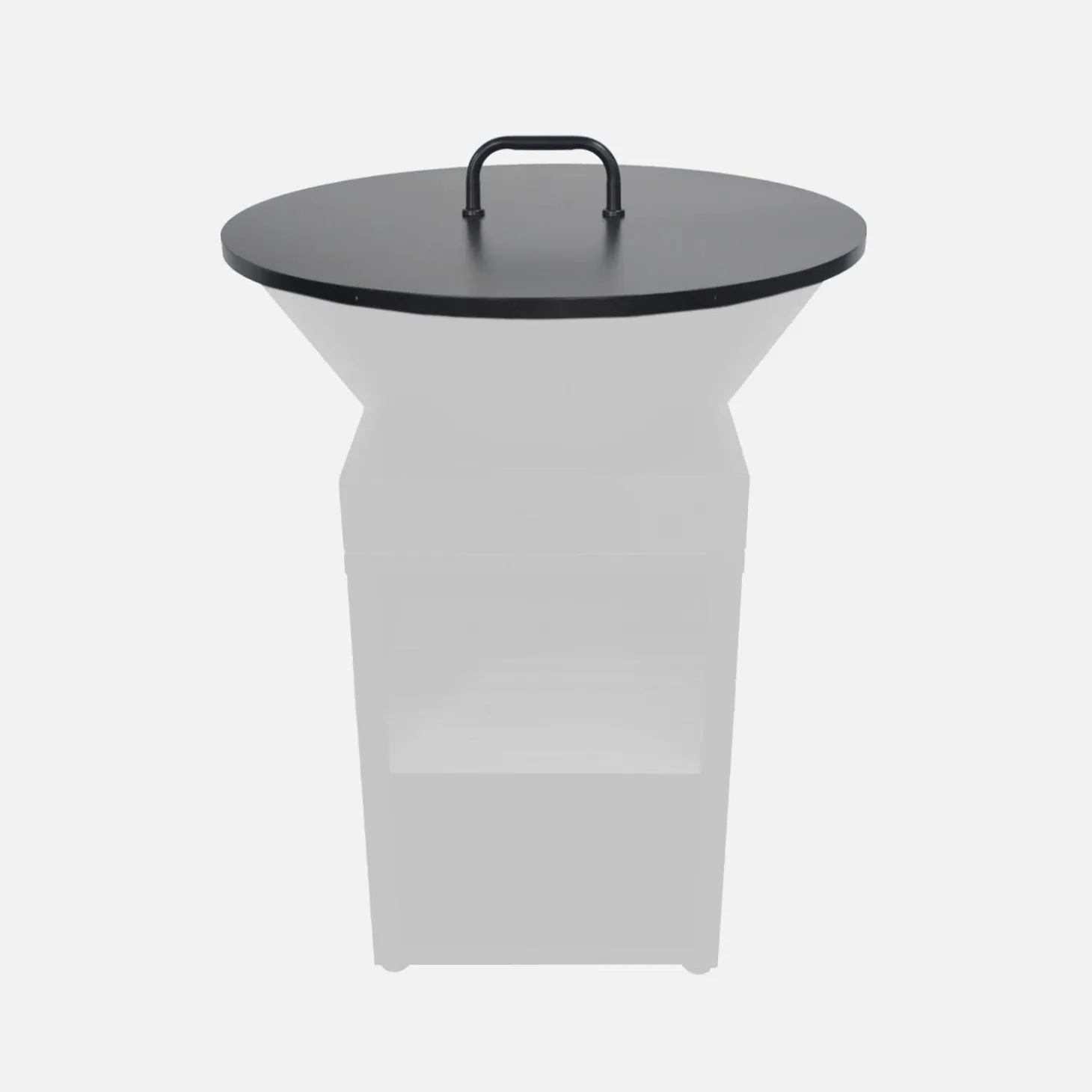 Tampa para fogueira de aço 80cm