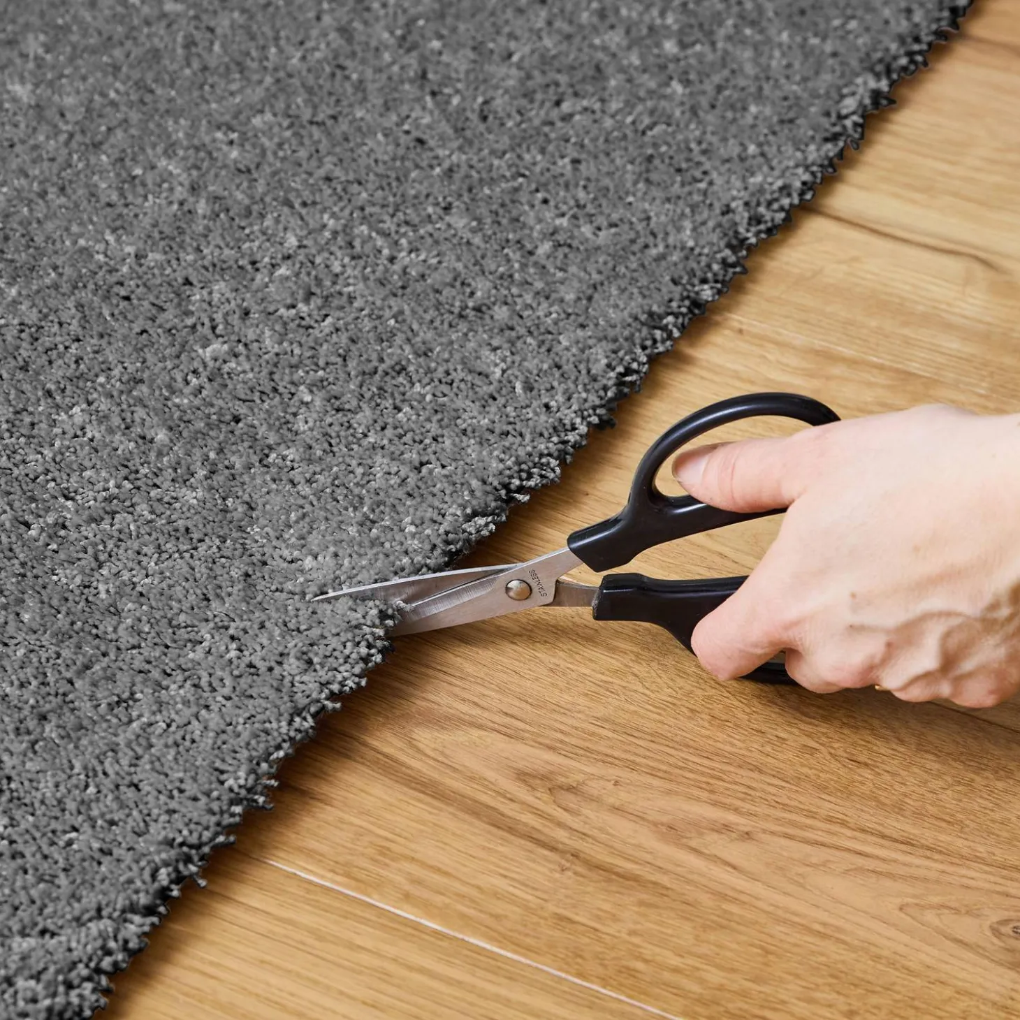Tapete interior em veludo boucle antracite