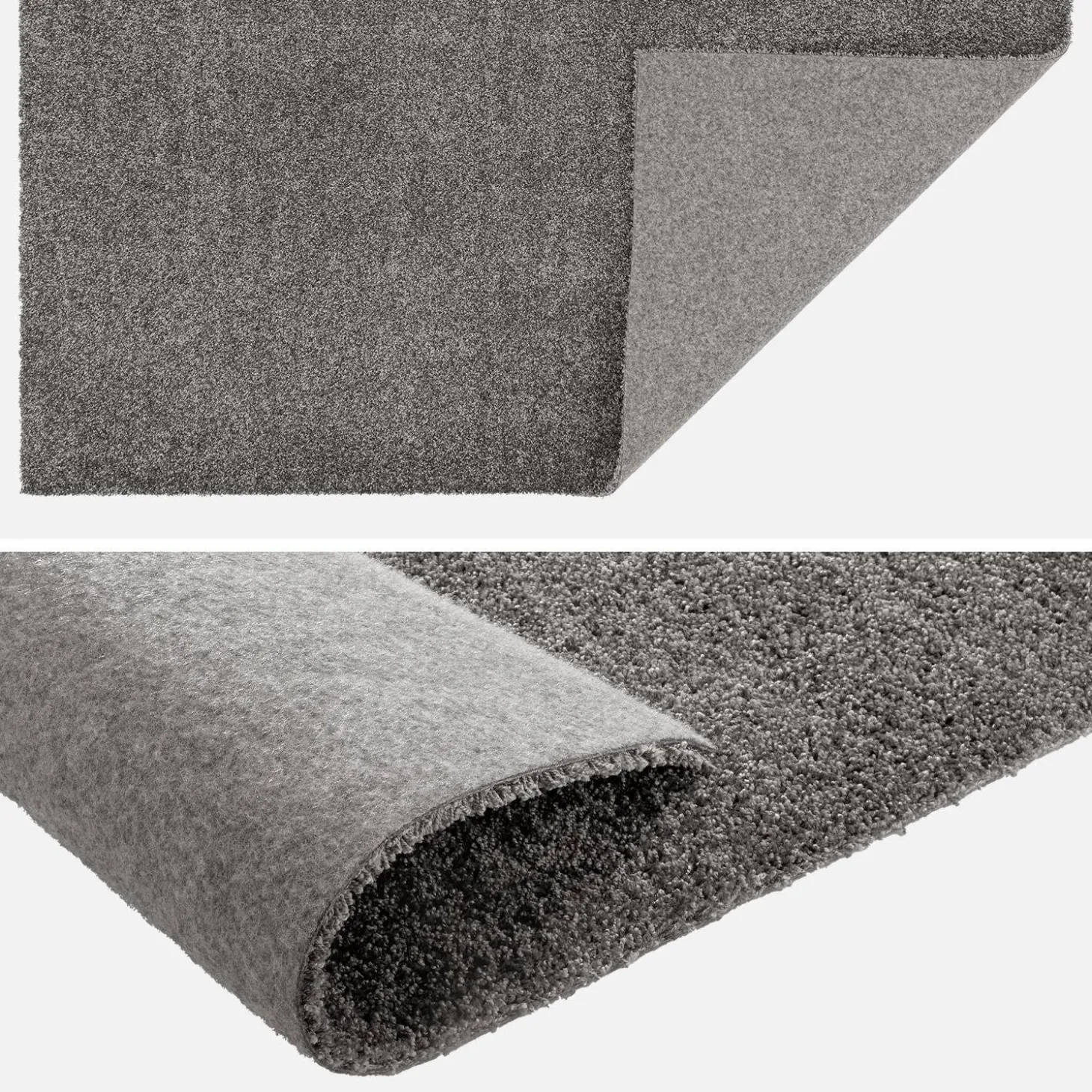 Tapete interior em veludo boucle antracite