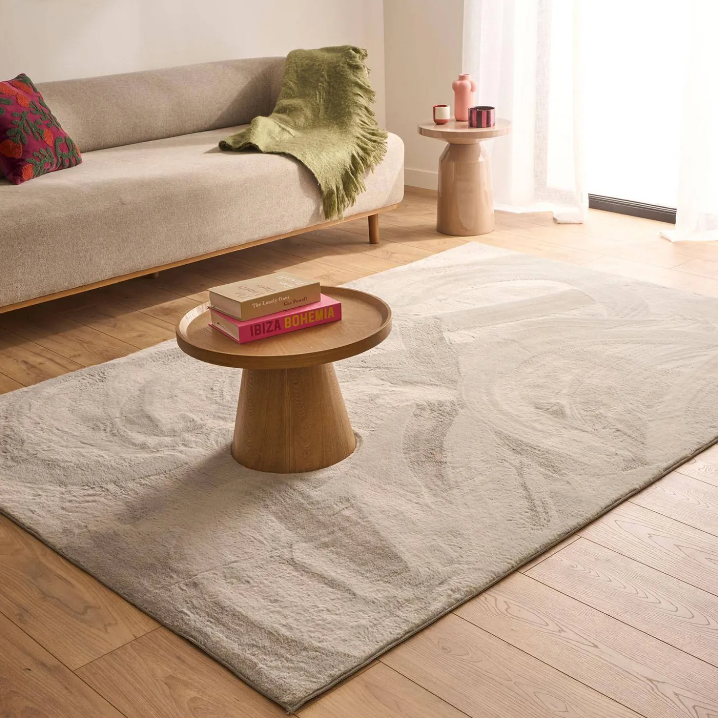 Tapete interior liso cinza
