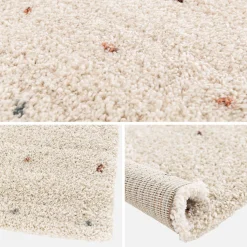 Tapete para criança, creme e multicolorido